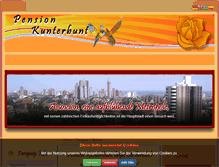 Tablet Screenshot of pension-kunterbunt.com